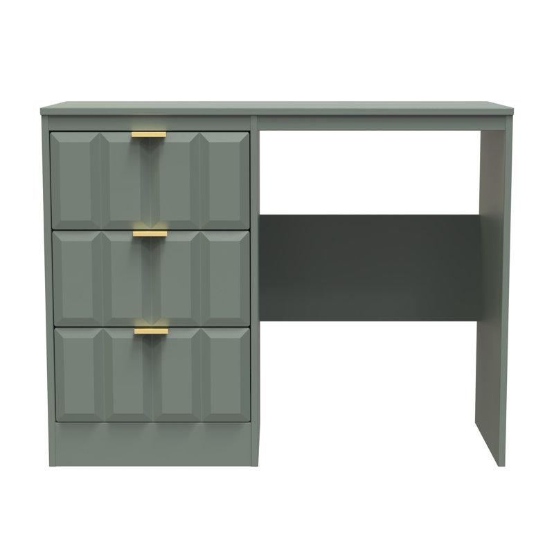Besian 3 Drawer Vanity (Ready Assembled), Reed Green