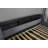 Daybed With Trundle, Upholstery Daybed With LED Light ＆ Charging Station, Velvet Day Bed With Wood And Metal Frame