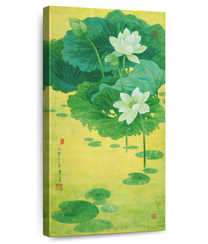 Spring Lotus, 30" H x 15" W