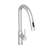 Pull-Down Faucet For Kitchen - 19.04" In Brushed Nickel Finish Sink-1878945056