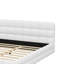 Grand lit plateforme tapissier-430992533