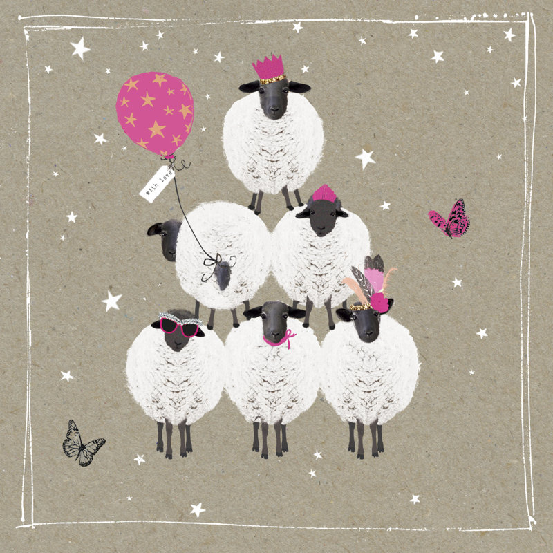 Fancy Pants Farm IV - Wrapped Canvas Print, 122cm H x 122cm W