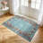 Area Rug  for Living Room Washable Floral Area Rug Soft Stain Resistant Indoor Carpet Low-Pile, Non-Slip Carpet for Bedroom, Dining Room-466786270