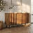 Sideboard Drawers Buffet Cabinet with Groove Design and Metal Legs, Storage Cabinet for Living Room, Dining Room, and Entryway, Effortless Assembly-440008648-453386496