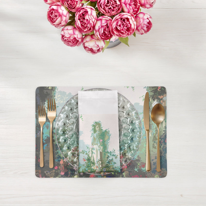 Jardin Defosse Chantilly Cotton Sateen Dinner Napkins