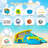 ECLIFE 15.2' x 13.1' Bounce House with Splash Pool and Air blower