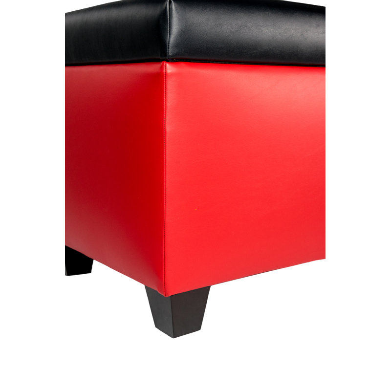 Banc de rangement pour chaussures 36 paire Kenyon, Noir / Noir