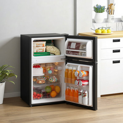 Comfee 0.087m³ L Freestanding Mini Fridge with Freezer