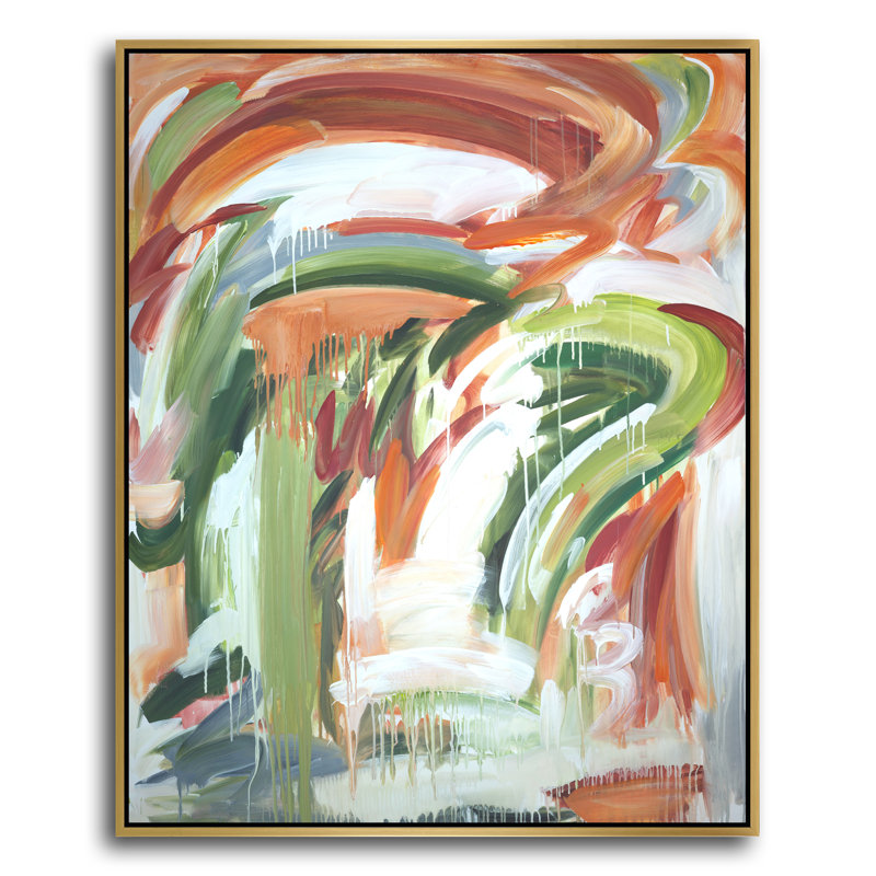 Flume avec espresso Laguna, Laguna Gold Framed