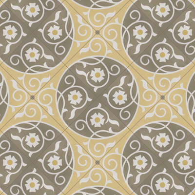 Caprice Series 7.88" x 7.88" Porcelain Patterned Wall & Floor Tile