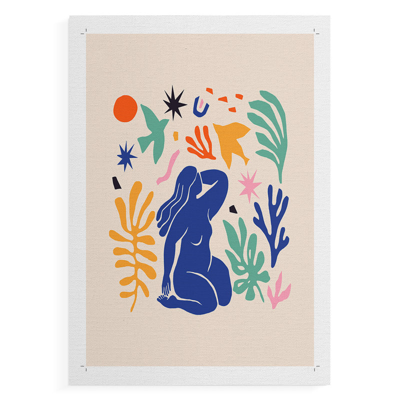 Matisse CDXLV, reproduction encadrée - reproduction de toile seulement - NON-CADRE, H 18 po x l 12 po