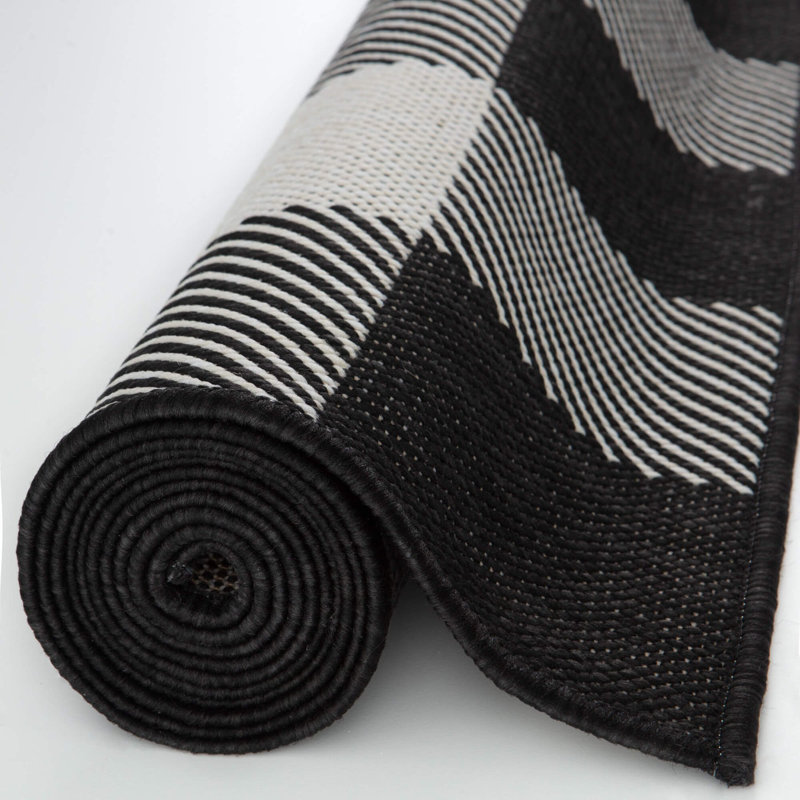Ecology Collection Chequered Area Rug, Rectangle 200 x 290cm