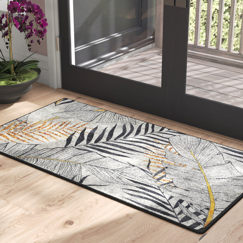 Antibacterial Non-Slip Area Rug, 100% Polyester, 47.2 x 70.9 inches | 0.16 in Pile Height, Machine Washable, Durable Felt Base | Perfect for Living Room, Bedroom, & Dining Room | Soft, Stylish, and Easy to Maintain
