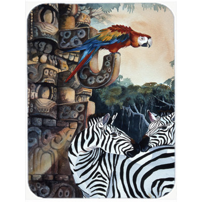 Zebra Wood Glass Cutting Board