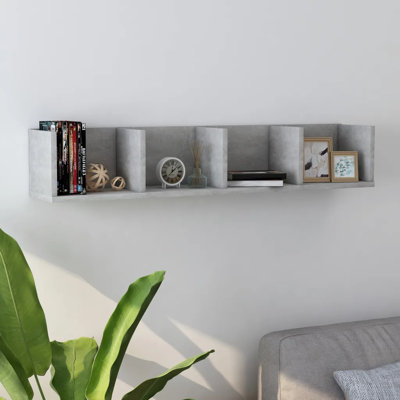 7.1cm H Wall Mounted Media Storage