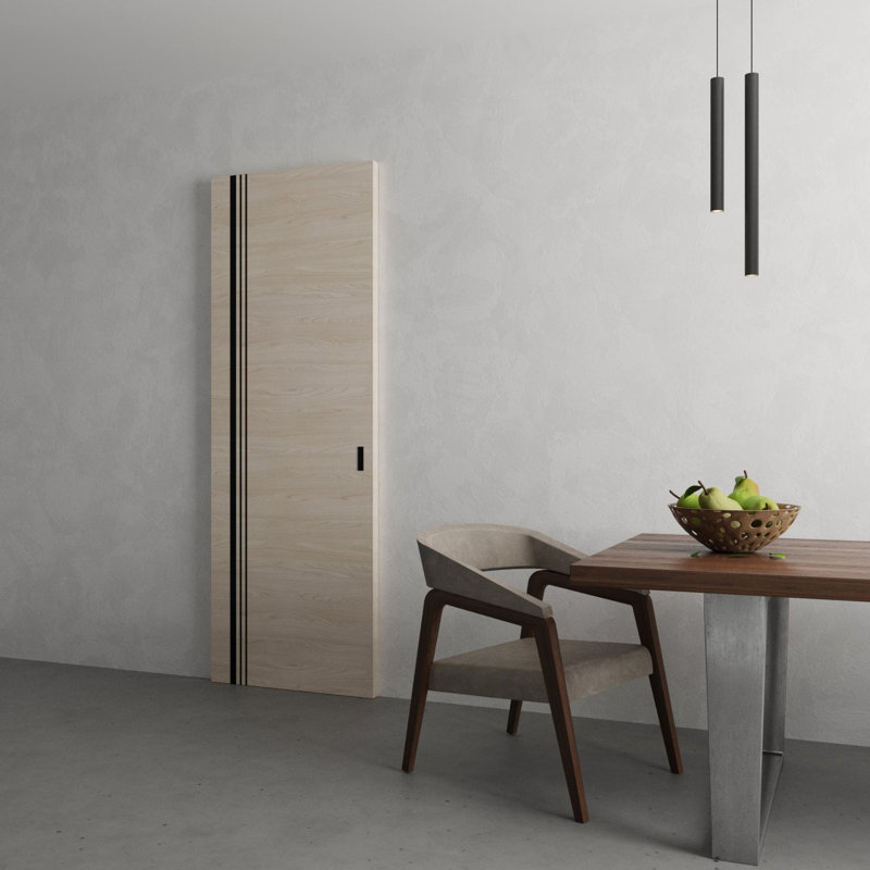 Grange cachée | Planum 0011 | Portes robustes à finition robuste et modernes | Ensemble coulissant Magic, 42 po x 96 po