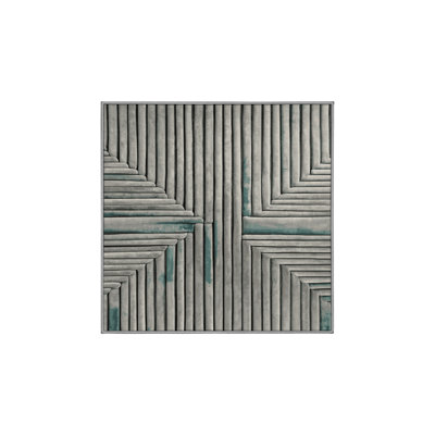 Machine Washable Gray Area Rug GSIX03650