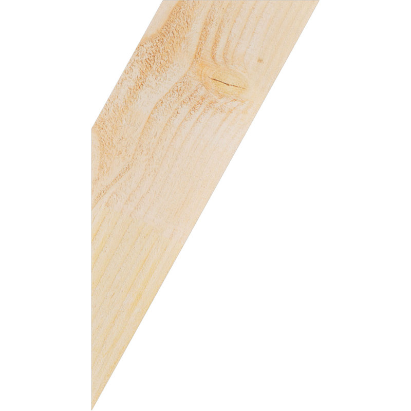 Attelle de genou traditionnelle, Douglas (sciage brut), H 18 po x l 6 po x P 10 po