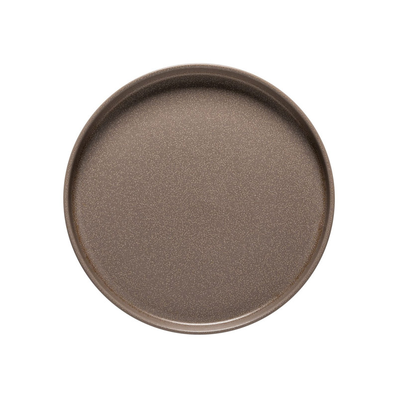 Deep Serving Plate Redonda, Oak