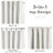 Goffredo 100% Blackout Natural Linen Curtains for Bedroom  Double Layer Drape Farmhouse Thermal Insulated Rod Pocket Back Tab Full Light Blocking 2 Panels for Living Room Nursery-87857166-87857160