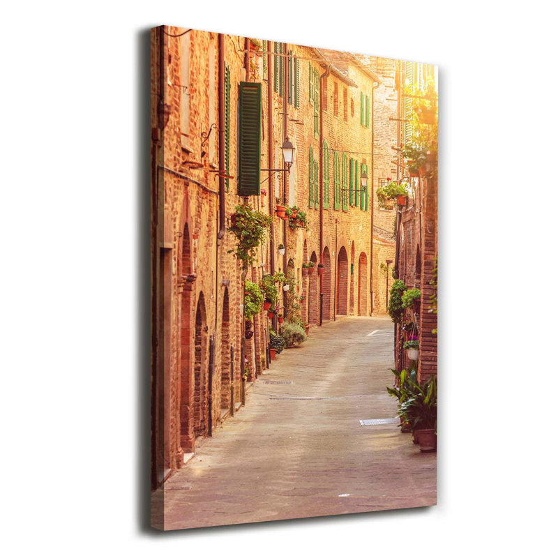 Italian Streets - Wrapped Canvas Print