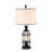 Jahnai Farmhouse Bedside Nightstand Lamp