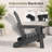 Dareona Pakkdiarie Folding Adirondack Chair with Cup Holder,HDPE Outdoor Chair with Comfort Ergonomic Seat for Patios,Lawn,Garden, Backyard Use-595965020