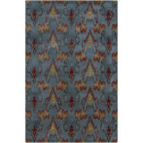 Rupec Grey Abstract Area Rug