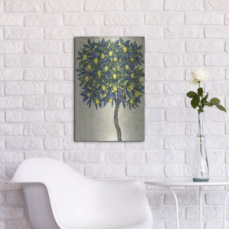 «Lemon Tree Composition I» par Tim O'Toole, art mural en métal, H 24 po x l 16 po