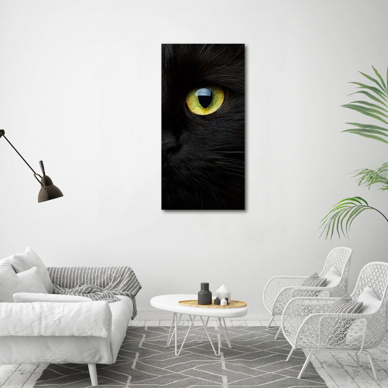 Cat's Eyes - Wrapped Canvas Print