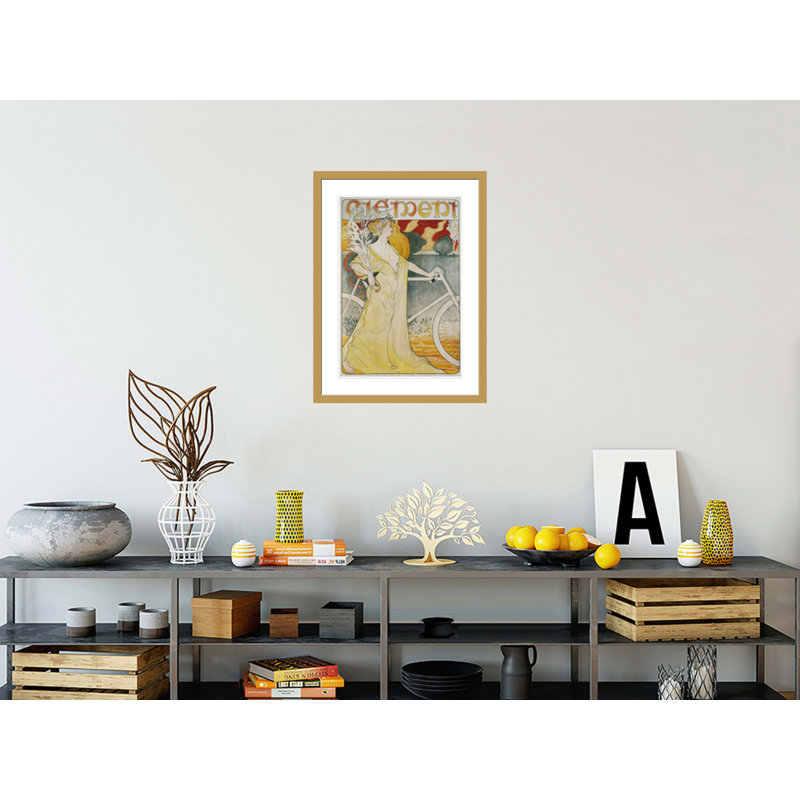 Affiche Clément par Foache, impression giclée sur cadre, H 29,5 po x l 21,99 po