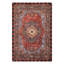 Heriz Checked Red Washable Rug-916999054