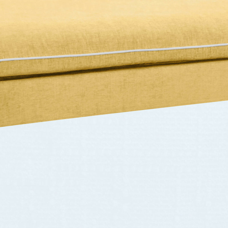 Canapé-lit 51,2 po Modern, Yellow