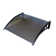 47.24" W x 39.37" D Convex Door Awning in Clear
