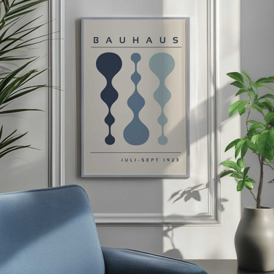 Affiche de minuit rétro Bauhaus