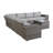 Porto Wicker Fully Assembled 6 - Person Seating Group with Cushions