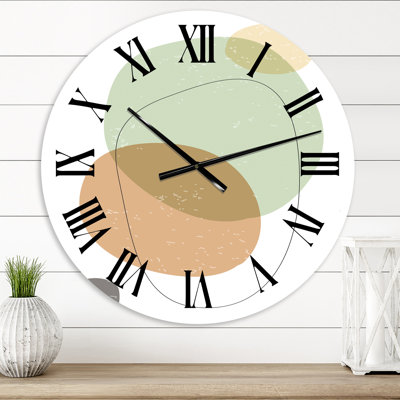 Minimal Elementary and Geometric Compostions XXXXXXXIII - Modern wall clock