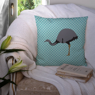 Rhea Check Outdoor Throw Pillow