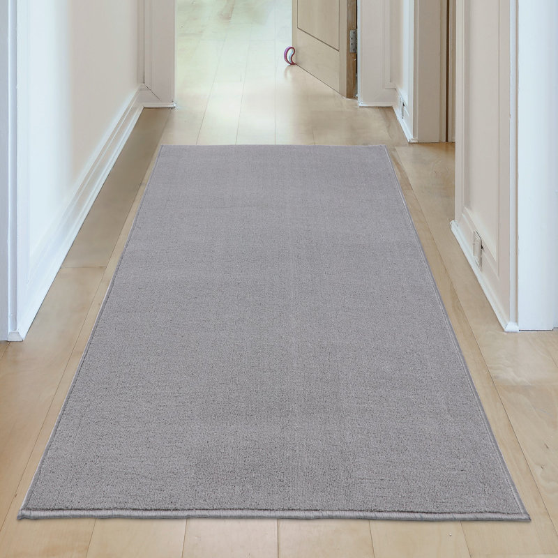 Flex Collection Solid Colour Machine Tufted Area Rug, Runner 60 x 110cm