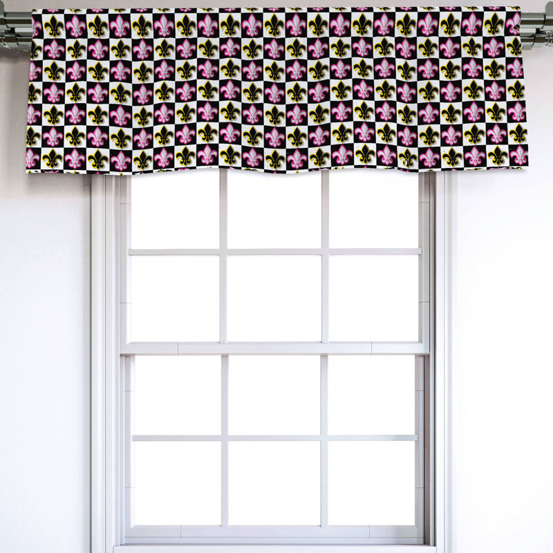 Sateen Ruffled Window Valance