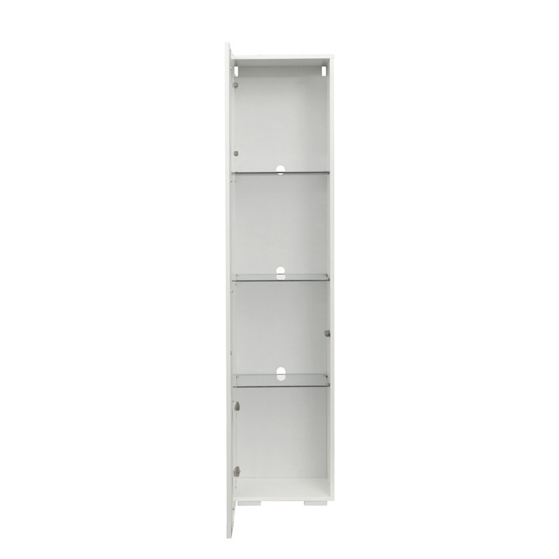 Armoire latérale avec lampe à bande en aluminium