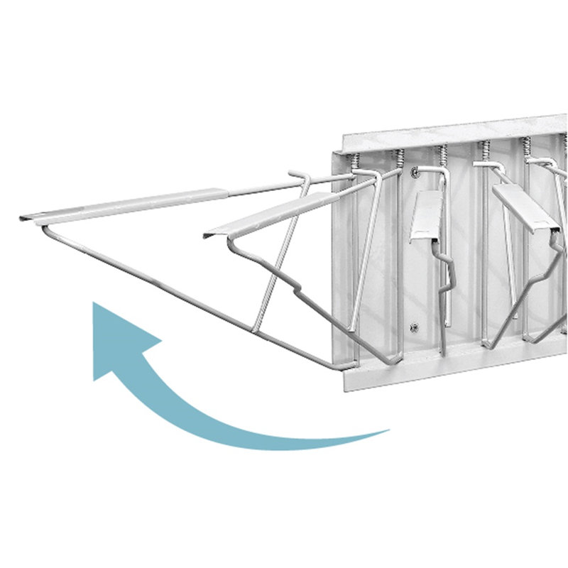 Metal Hanging File Folder Racks, White