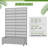 Liora 74 in. H x 47 in. W Planter Box-128936235