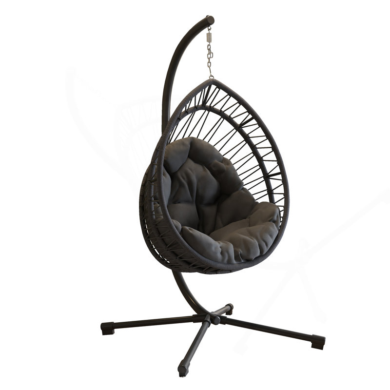 Fauteuil suspendu pour l'extérieur, Gris