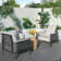 Hudson 3-Piece Patio Sets With End Table