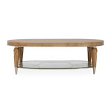 Villa Cherie Oval Cocktail Table - Caramel