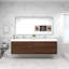 Base de meuble-lavabo mural 84 po Moreno avec plateau en acrylique renforcé Moreno-1505240175