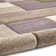 Brooklyn area rug Machine Woven Rectangle Beige/Purple