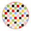 Pink Check Dinner Plate-1442850905