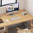 Burlywood Rectangular Solid Wood Writing desk-271085409